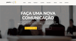 Desktop Screenshot of pautapronta.com.br